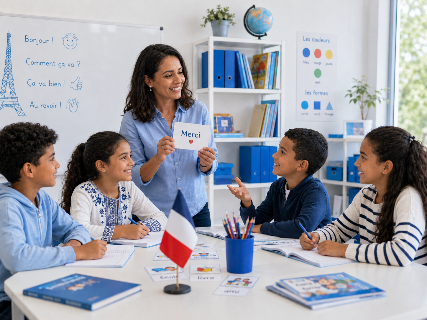 Cours de français pour enfants à Meknès et Dakhla